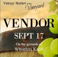 Vintage Market at the Vineyard!